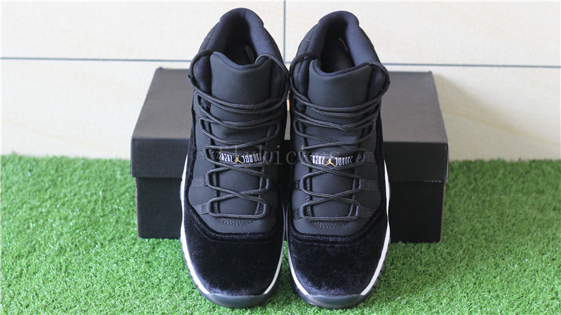 Authentic Air Jordan 11 Velvet Black